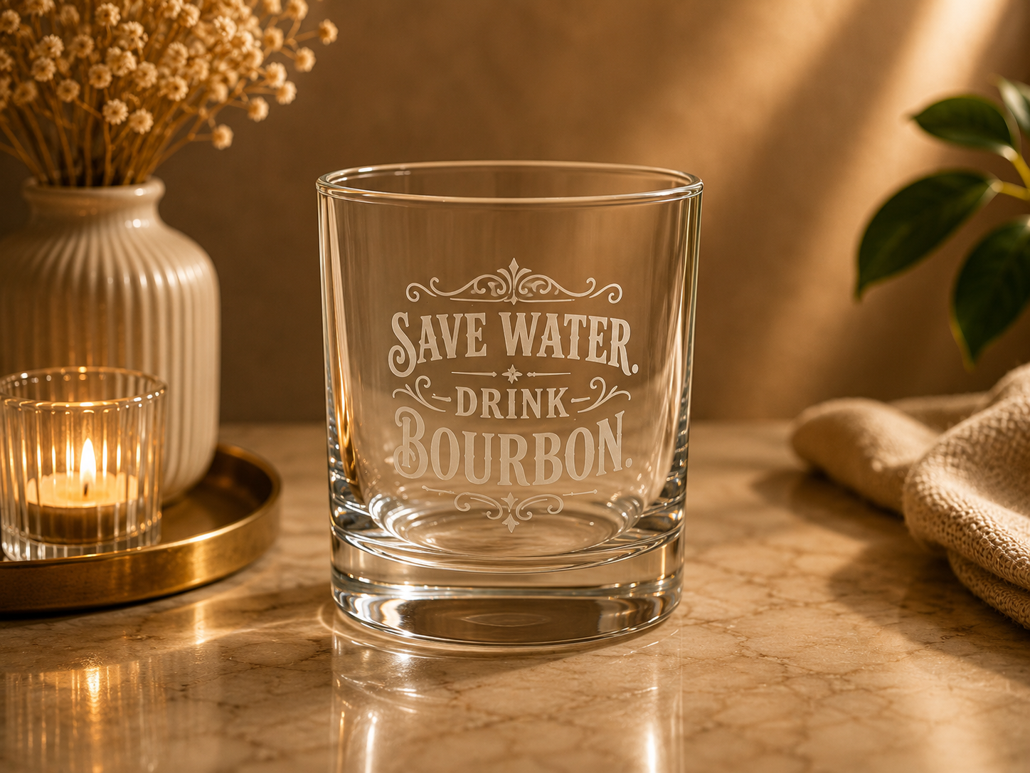 Bold Bourbon Glasses