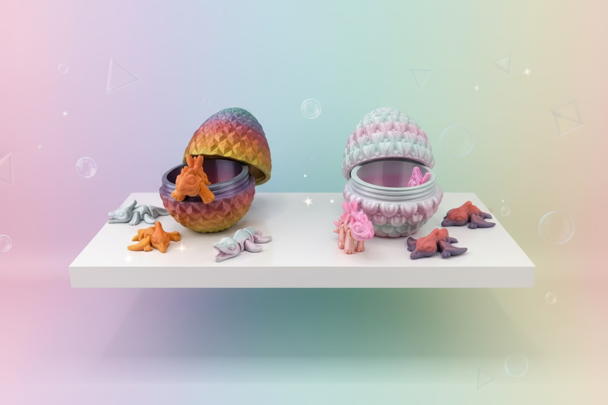 Multicolor surprise egg