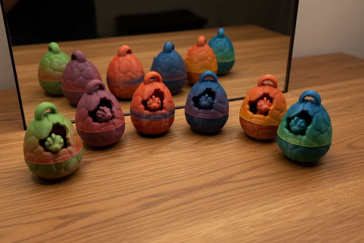 Small Hatching Keychain