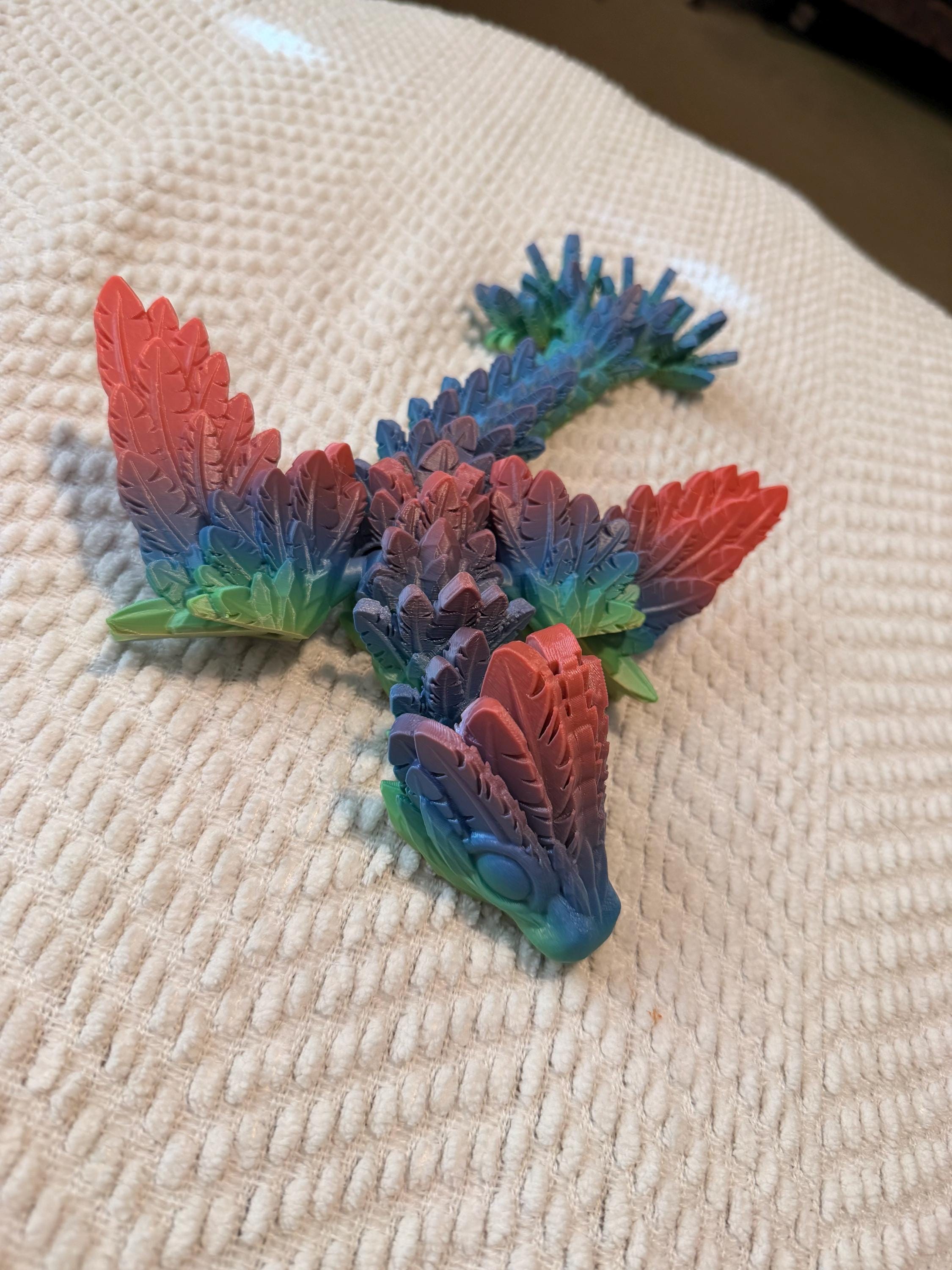 Multicolor Feather Dragon