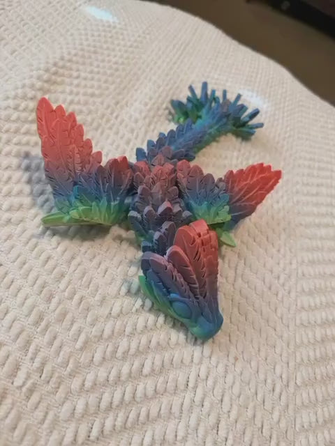 Multicolor Feather Dragon